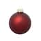 Whitehurst 40 Pack 1.25" Christmas Matte Glass Ball Ornaments